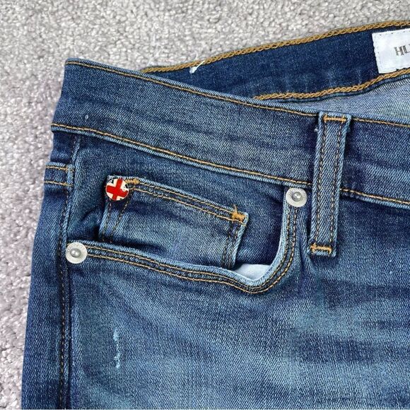 Hudson Krista Jeans Women’s 28* Blue Dark Wash Super Skinny Slim Fit Mid-Rise - Picture 3 of 15
